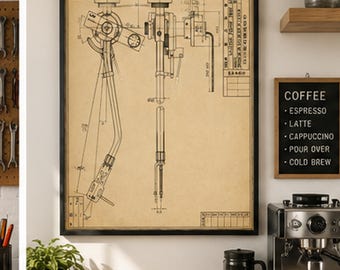 Turntable HiFI Poster – Vintage Record Player Art, Vinyl Lover Music Room Decor
