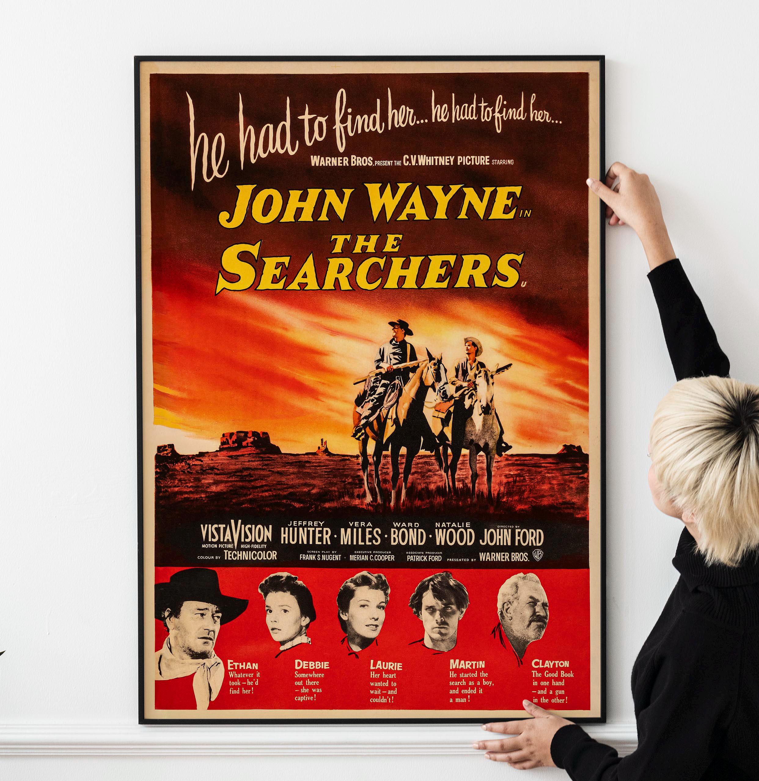 1950s Vintage Western Movie Poster – Classic Hollywood