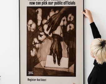 Civil Rights Poster 1960s – Civil Rights Movement, Social Justice Protest, Equality