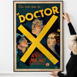 Vintage Hollywood Posters, Retro Film Art, Classic 1930s Movie Poster, Old Cinema Collectible PRINTABLE DOWNLOAD