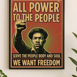 Classic Civil Rights Poster – 1960s Protest Movement Art, Equality Wall Print, Vintage Social Justice Decor PRINTABLE DOWNLOAD