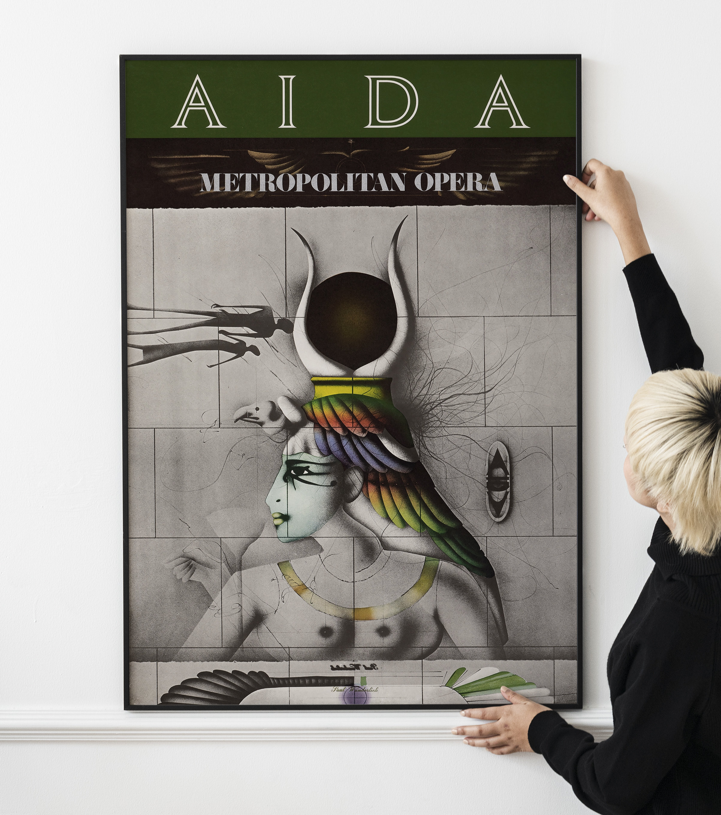 Vintage Classical Aida Poster – Opera Wall Art, 1978 Retro Decor