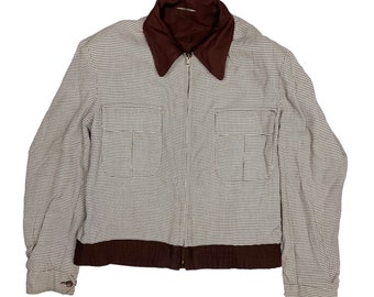 RARE 1950s Gabardine Reversible 