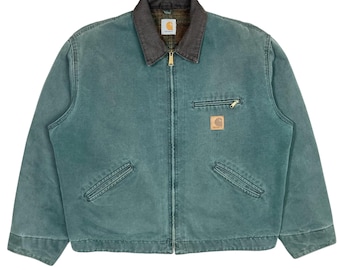 Vintage 1990s Carhartt Duck Canvas Detroit Insulated Work Jacket
