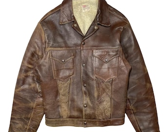 Vintage 70's Levi's Saddleman Tag Orange Tab Sherpa Jacket XS - Etsy