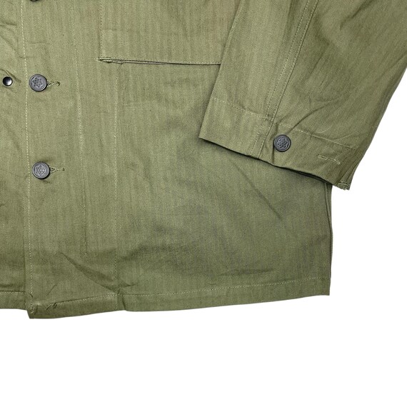 ジャケット・アウター 1940s US ARMY M-43 HBT Utility Jacket 1940s WWII US ARMY M43 HBT jacket – 富士鳥古著