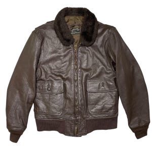 1970s US Navy G-1 Flight Jacket - M/L