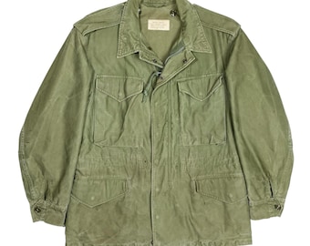 Vintage 1950s US Military M-51 Field Jacket Mens Size Medium