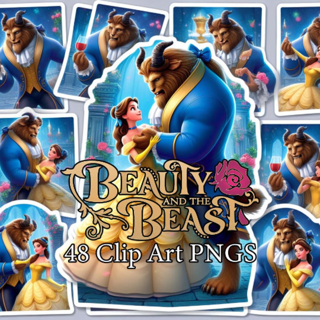 Beauty and the Beast Clipart Beauty and Beast PNG Belle PNG Clipart ...