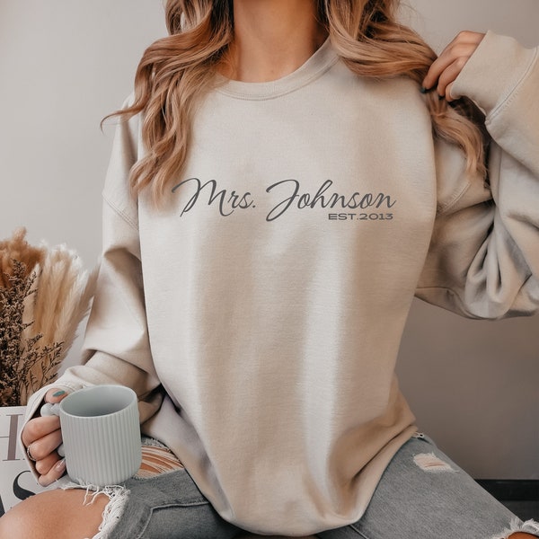 Engagement gift, future mrs sweatshirt, new mrs sweatshirt, bride to be gift, custom bridal gift, bride shirt, future mrs, engagement gifts