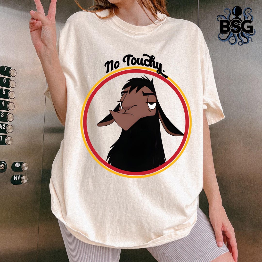 Retro Funny Disney the Emperors New Groove Kuzco Llama No Touchy ...