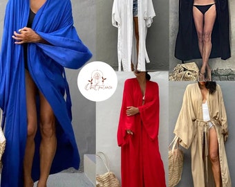 Cardigan Robe Cover-Up / Abito da spiaggia da donna / Costume da bagno alla moda