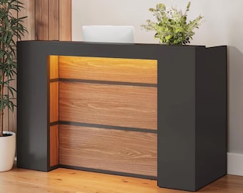 Moderne led-ontvangstbalietafel