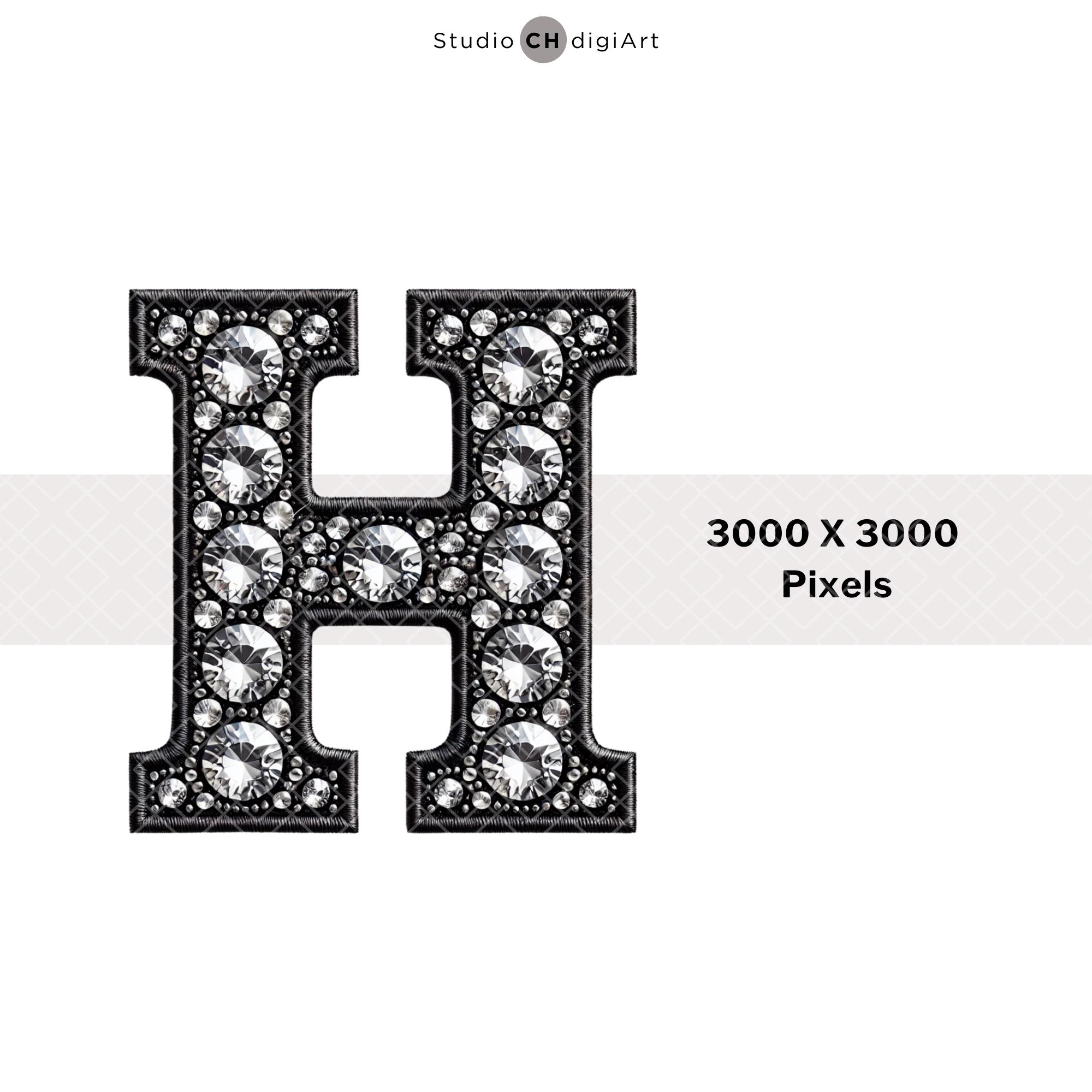 Diamond Embroidery Alphabet Letters & Numbers, Diamond Font, Rhinestone ...