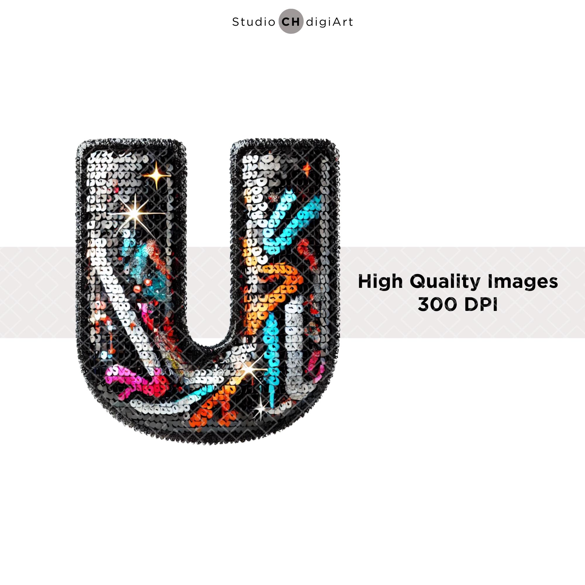 Graffiti Sequin Alphabet Letters & Numbers, Sequin Font, Sequin ...