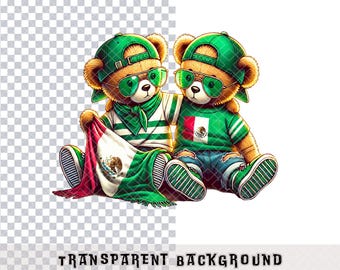 Bandiera del Messico in formato PNG, Clipart di orsacchiotti da calcio, Grafica da calcio per maglietta, Calcio in formato PNG, Pallone da calcio in formato PNG, Bandiera del Messico in formato Calcio, Giorno della partita n. 02