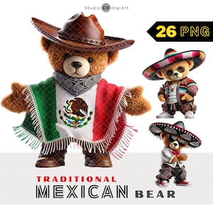 Traditionele Mexicaanse beer clipart, Mexicaanse jongen clipart, Mexicaanse vlag teddy, sombrero png, Cinco De Mayo, 3D Mexicaanse pick-up truck