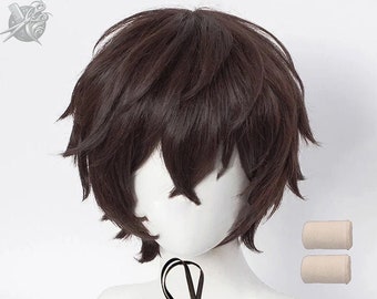 Anime, Cosplay, Osamu Dazai, Short Wig, Bandage, For Cosplay Events, For Cosplay Events