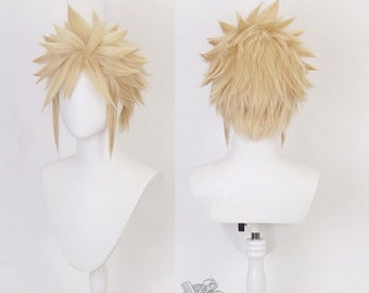 Game, Cosplay Wig, Final Fantasy VII, Cloud Strife, Premium Quality, For Cosplay Events