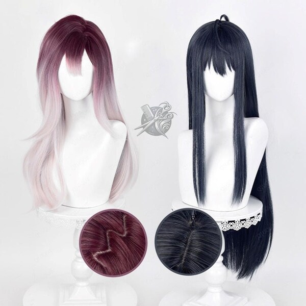 Game, Cosplay Wig, Rahu, Shalom, Long Straight, For Cosplay Events