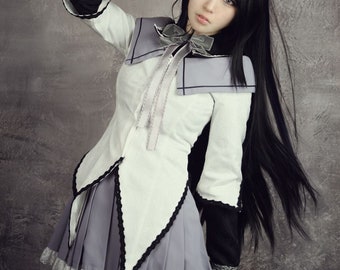 Cosplay, Puella Magi Anime, Fighting Uniform Skirt, Cosplay Costume, Akemi Homura