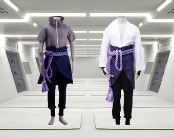 Cosplay Costume, Sasuke Uchiha, Cosplay Costume, Wigs, Clothing, Uniform