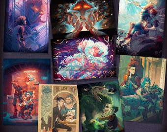 Arcane Prints - Viktor, Jayce, Jayvik - Arte murale, decorazione, poster, stampa artistica, fanart