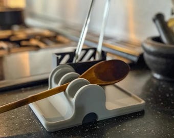 Kitchen Cooking Utensil Holder and vertical side holder