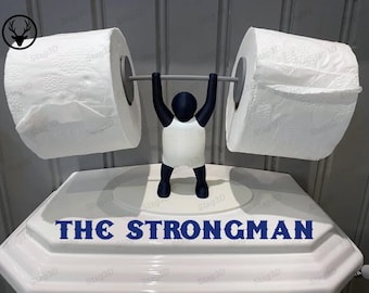 The Strongman toilet roll holder