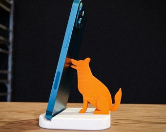 Dog mobile phone stand holder