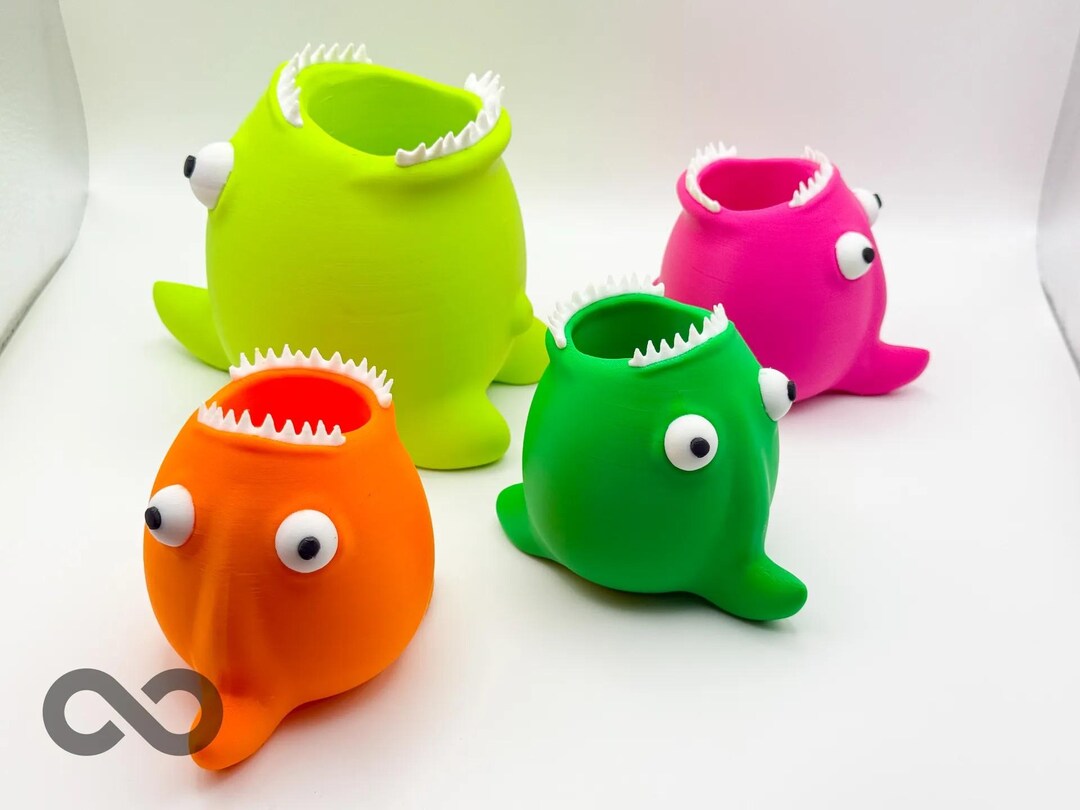 Angry Fish Thing Pot - Etsy
