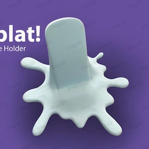 Phone holder/stand splat effect