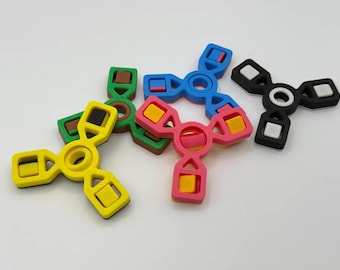 Flip 3 Spinner Fidget, Smooth Spinning (Pack of 2)