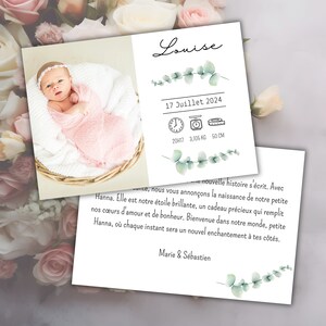 Editable Birth Announcement - Announcement - Birth - Birth Announcement Card - Newborn - Welcome - Instant Download