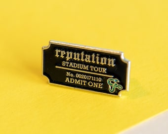 Taylor Swift Reputation Tour Inspired Enamel Pin - Swiftie Fan Collectible - Limited Edition Lapel Pin