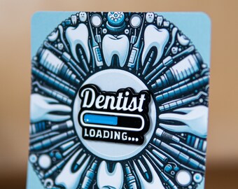 Future Dentist Enamel Pin: Smiles in Training