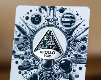 Apollo 11 / 1969 Mission Pin: Celebrating Humanity's Leap to the Moon