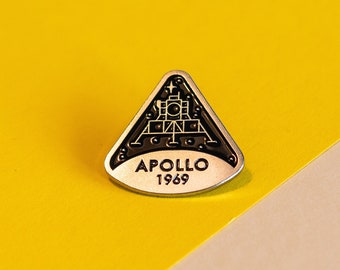 Apollo 11 / 1969 Mission Pin: Celebrating Humanity's Leap to the Moon