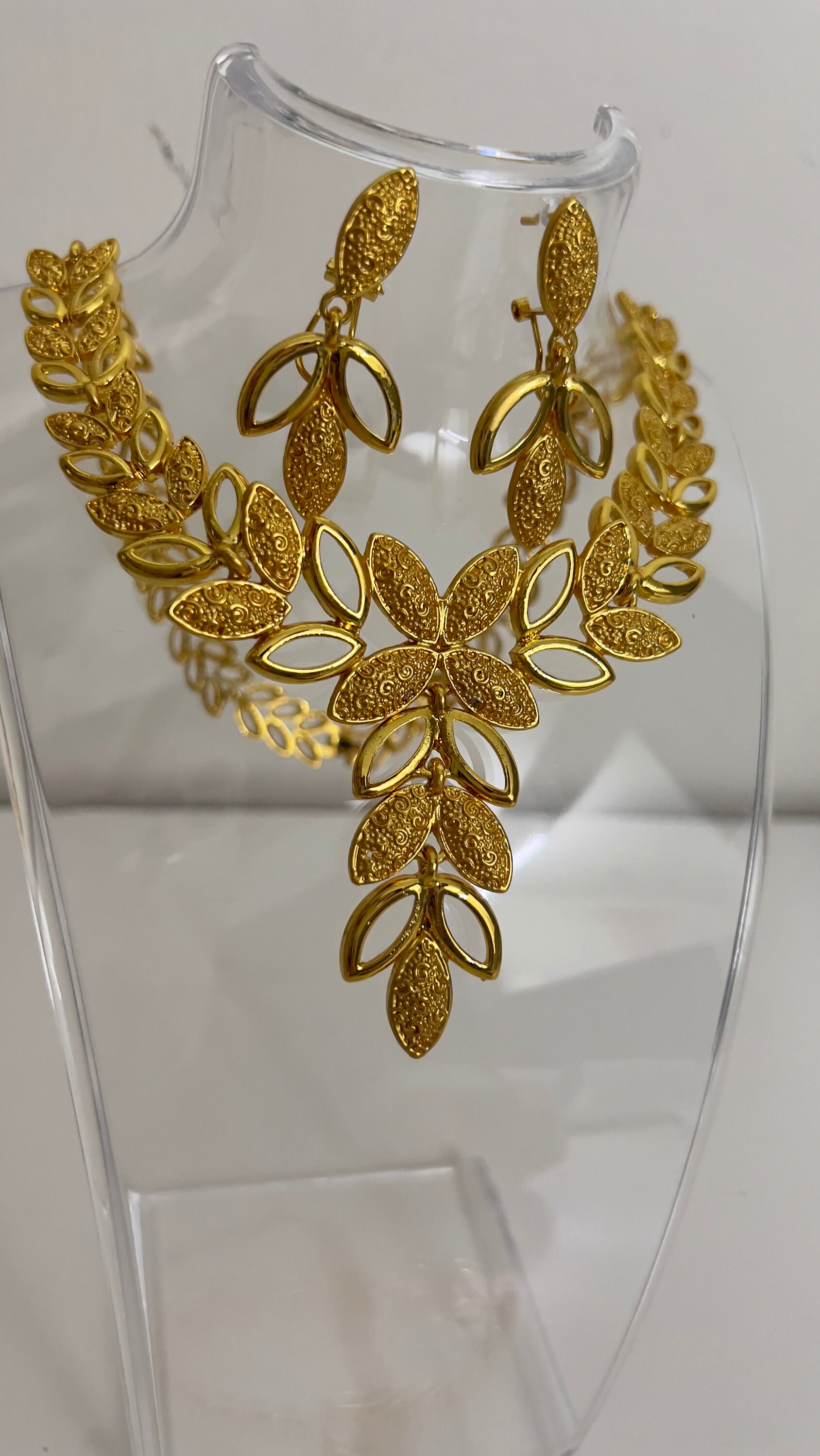 Iraq Gold Rings 24K Gold Plated Traditional Oriental Jewelry Dubai Gold Leaf Iraqi ...