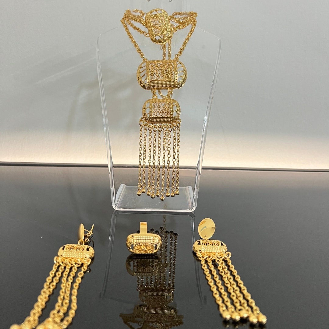 Iraq Gold Rings 24K Gold Plated Traditional Oriental Jewelry Dubai Gold Leaf Iraqi ...