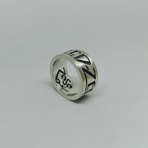 Led Zeppelin 925 Sterling Silver Ring imagen 1