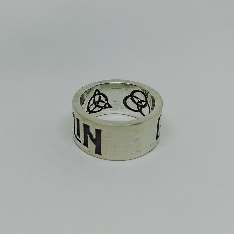 Led Zeppelin 925 Sterling Silver Ring imagen 5