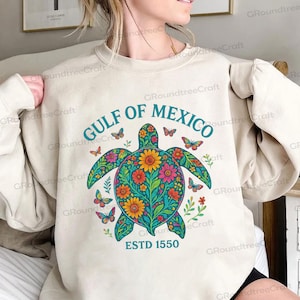 Turtle Gulf of Mexico Png, Gulf of Mexico Est 1550 Png, Subtle FDT Png, Gulf Coast Png, Mexican Beach Png Gift, Political Png, Protest Png.