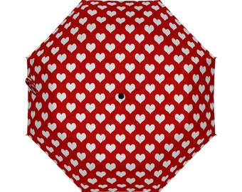 Umbrella, Umbrella Gift, heart,lucky heart designs, umbrella, rain, water resistant, watercolor umbrella, Handmade Umbrella, umbrella corp,