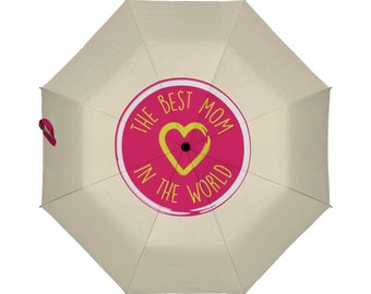 The best mother in the world Umbrella, Mama gift, Unique umbrella for mom, unique gift for mom, useful gift for mom, Top gift for mothersday