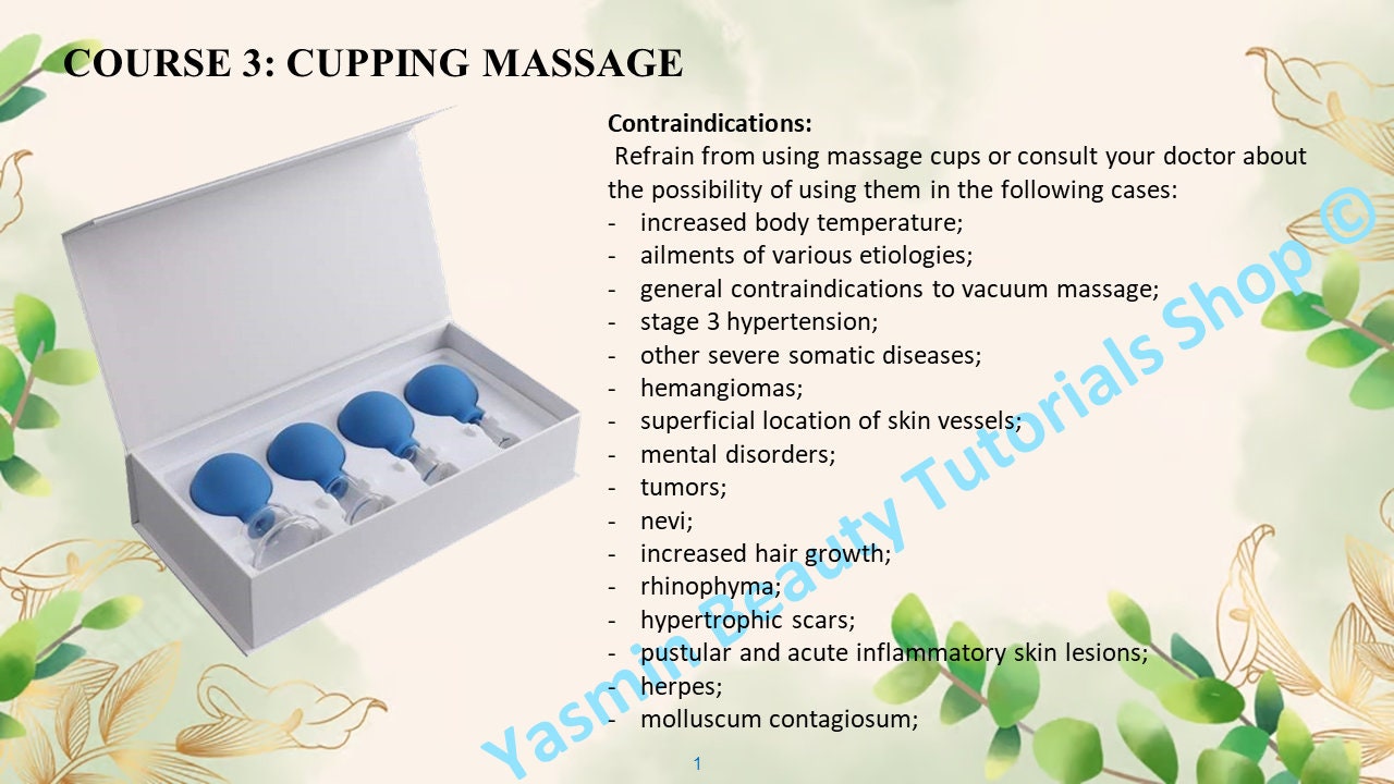 Facial cupping massage tutorial. Natural face massage. Beautiful young skin at any age.