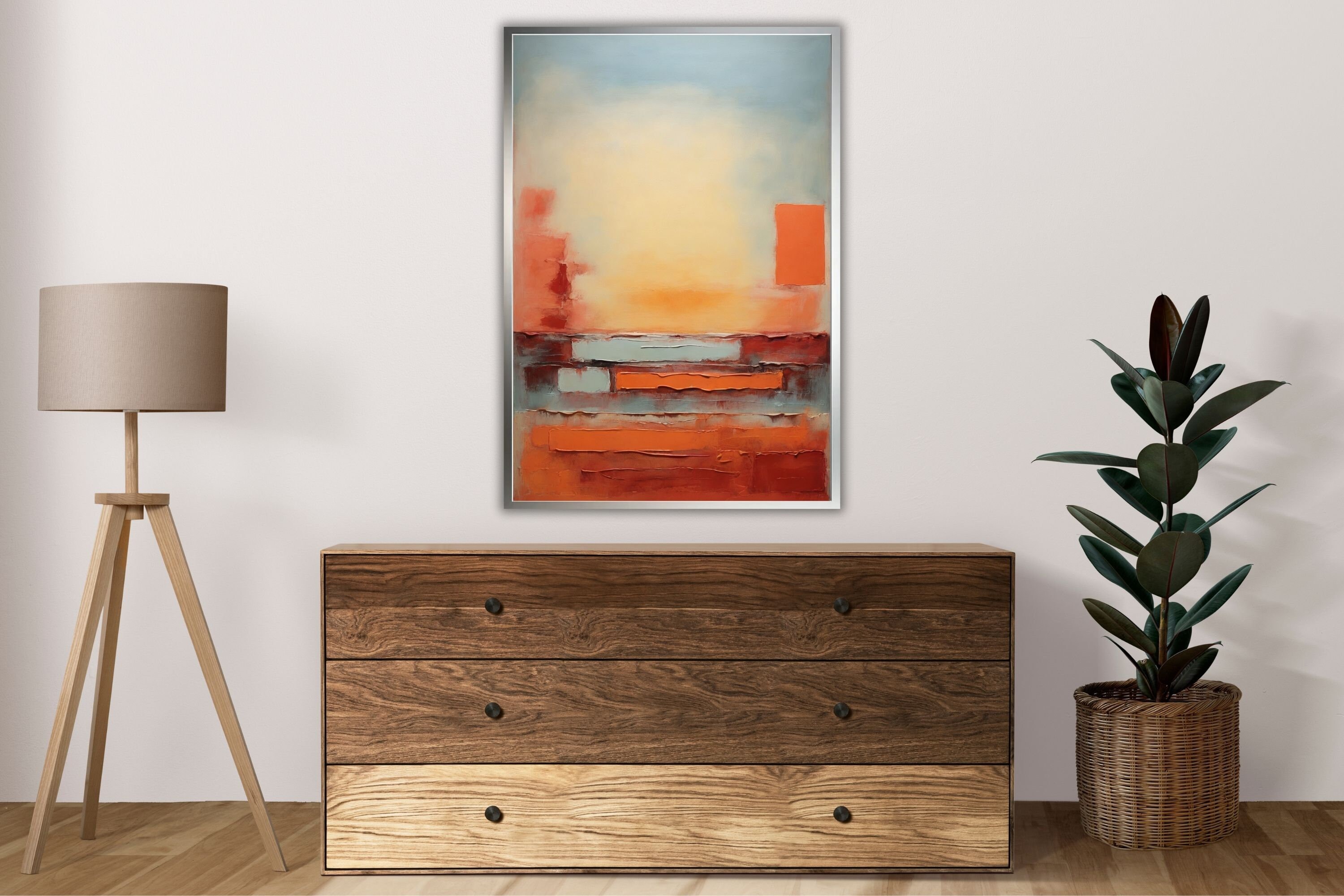 Mark Rothko Style Vertical Canvas Art, Premium Quality, Wall Art, Ready ...