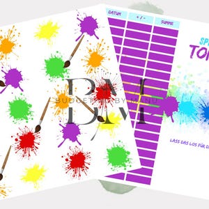 Splish Splash Tombola Challenge, Budgeting, Umschlagmethode, Lose-Challenge