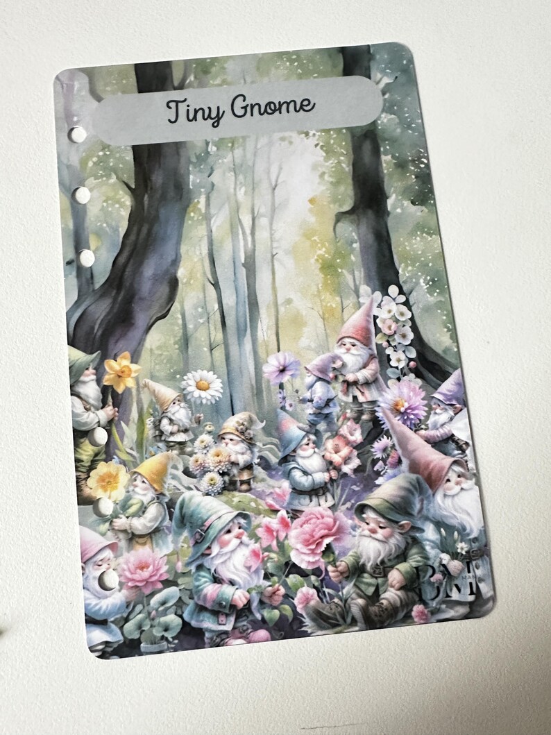 Mini Annual Challenge, Tiny Gnome, A6, Budgeting, Envelope Method Etsy