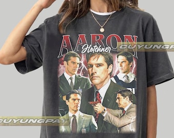 Aaron Hotchner Criminal Minds Vintage T-Shirt, Oversized Graphic Tee FD